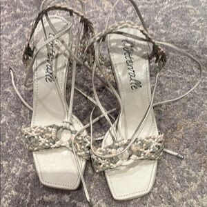 L'Intervalle Women's Braided Sandals - Cream